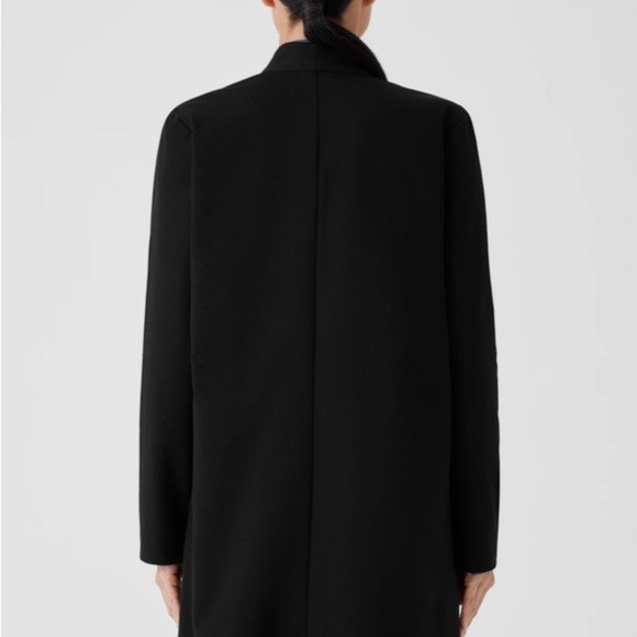 Eileen Fisher Ponte Knit Longline Tencel Blazer XS Capsule Washable Lagenlook - Picture 3 of 16